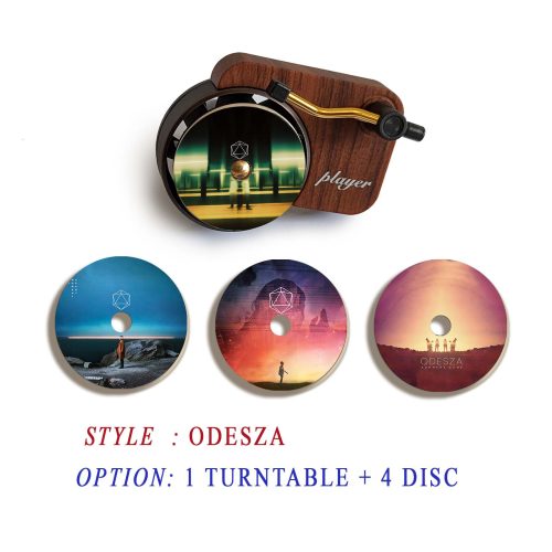 ODESZA record player air freshener and refill disc