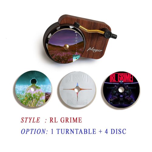 RL Grime record player air freshener and refill disc