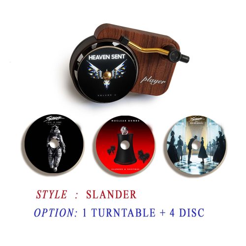 SLANDER record player air freshener and refill disc 1 1
