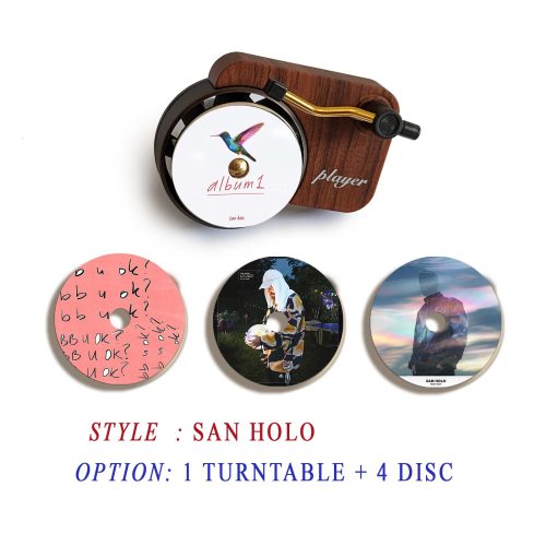 San Holo record player air freshener and refill disc 1 1