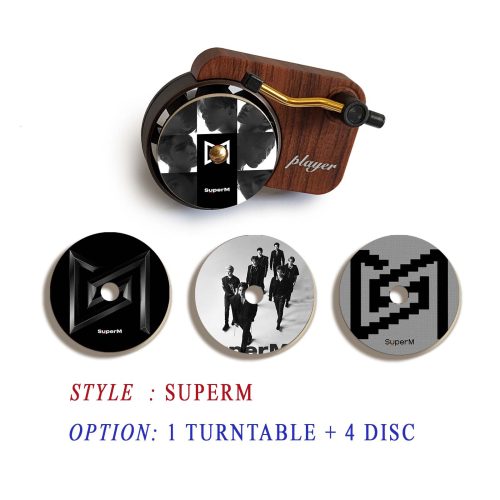 SuperM record player air freshener and refill disc