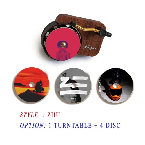 Zhu record player air freshener and refill disc 1 1
