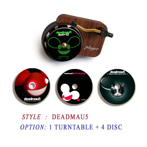 deadmau5 record player air freshener and refill disc