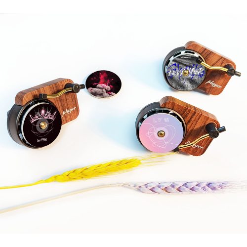 kpop record player air freshener and refill disc