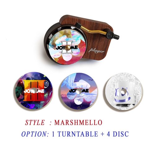 marshmello record player air freshener and refill disc