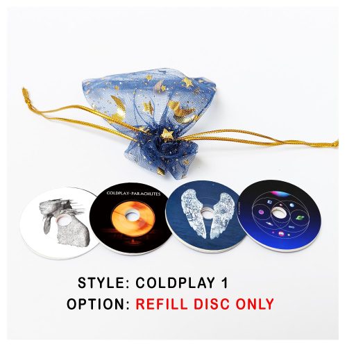 Coldplay record player air freshener only refill disc 2