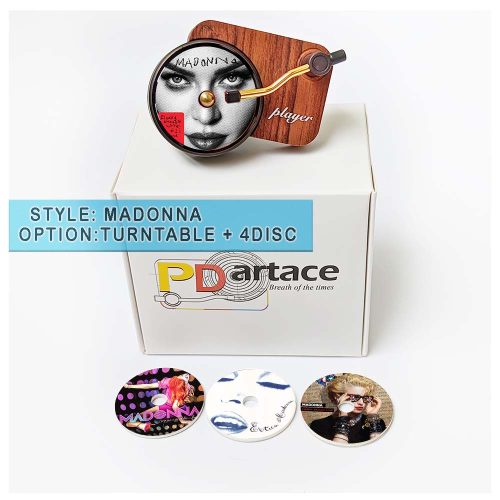Car Air Freshener Madonna Record Player