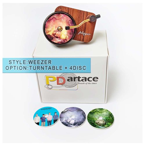 Car Air Freshener Weezer  Record Player