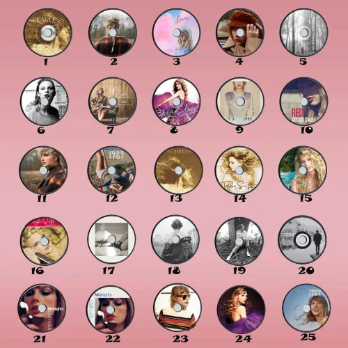 Custom Pink Car Air Freshener TS Record Player