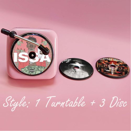 Pink Car Air Freshener 21 Savage Record Player