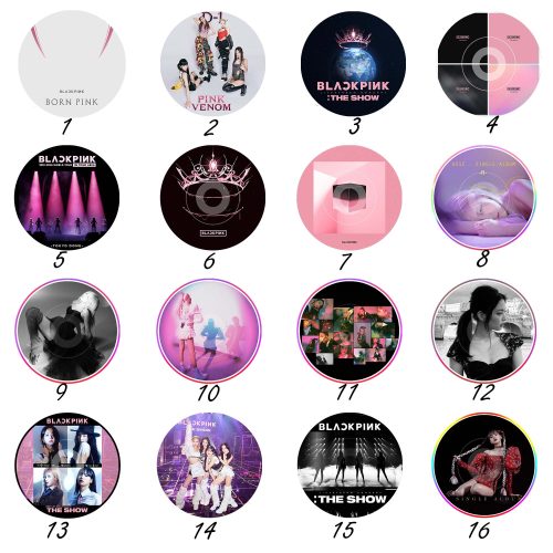 Custom Pink Car Air Freshener Black Pink Record Player