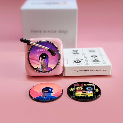Pink Car Air Freshener Chance the Rapper Record Player