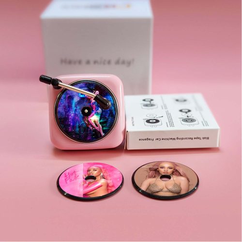 Pink Car Air Freshener Doja Cat Record Player