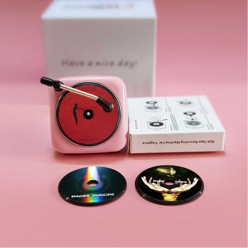 Pink Car Air Freshener Imagine Dragons Record Player