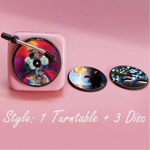 Pink Car Air Freshener J. Cole Record Player