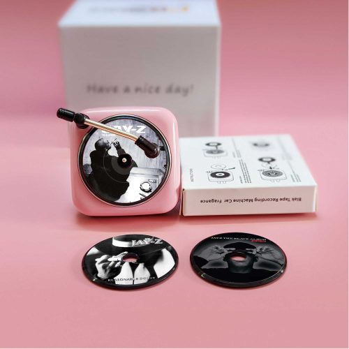 Pink Car Air Freshener Jay-Z Record Player