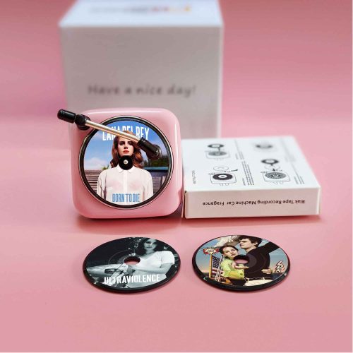 Pink Car Air Freshener Lana Del Rey Record Player