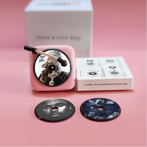 Pink Car Air Freshener Pop Smoke Record Player