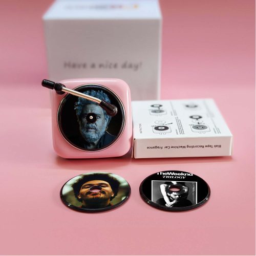 Pink Car Air Freshener The Weeknd Record Player