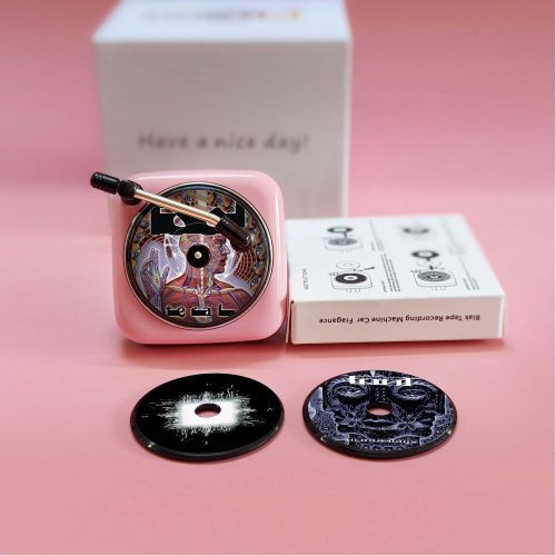 Pink Car Air Freshener Tool Record Player