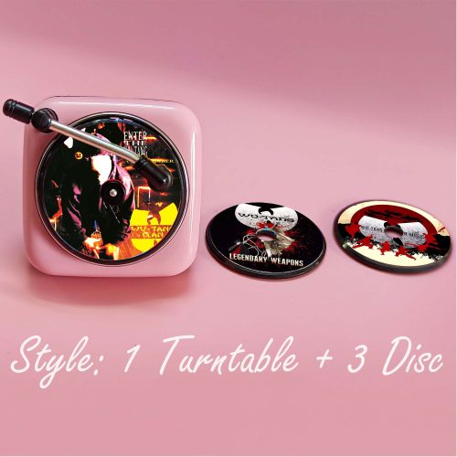 Pink Car Air Freshener Wu-Tang  Record Player
